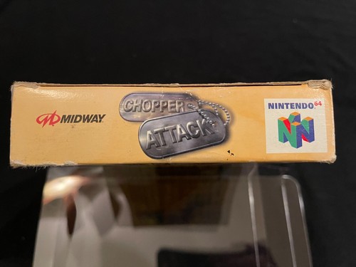 Chopper Attack (Nintendo 64, 1998) Box Manual Complete CIB N64 - Picture 12 of 15