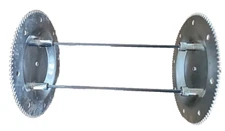 Ronco Compact TB3000 Showtime Plus Rotisserie Spit Rod Wheel 7" Gears ~11" Wide