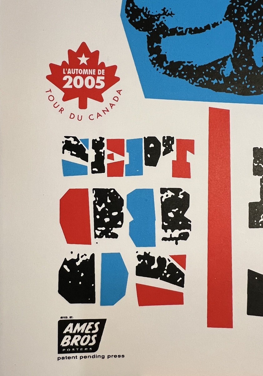 PEARL JAM VERY RARE CONCERT POSTER WINNIPEG CANADA 2005 COA EDDIE