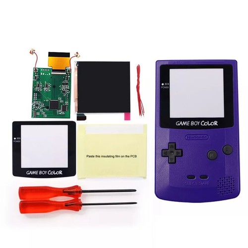 Kit LCD couleur 32 logo GBC Q5 IPS Super OSD RETRO PIXEL IPS plus grand écran LCD - Photo 19/31