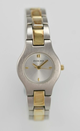 Folio Fossil Women Watch Silver Gold 