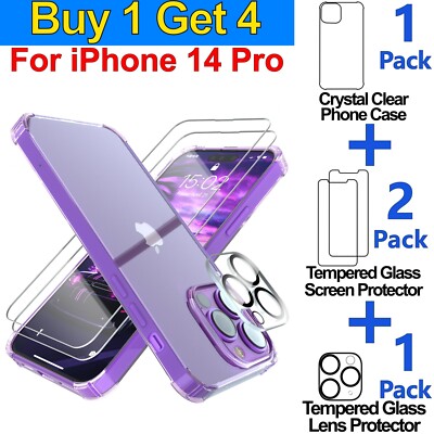 Custodia Trasparente In Vetro Temperato HD Per IPhone 15 14 - Foto 5