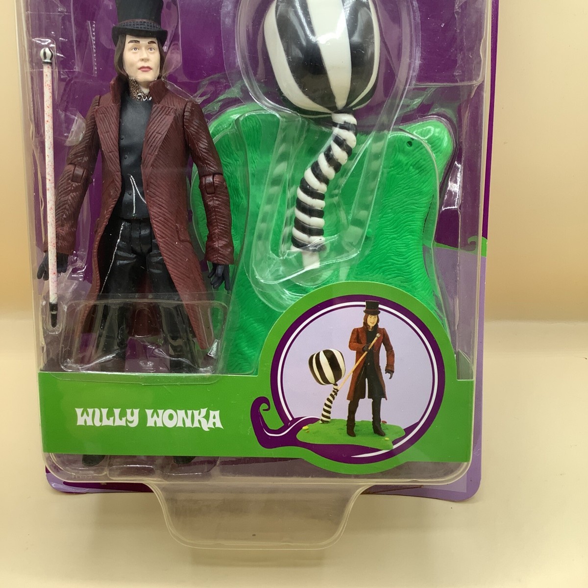 Willy Wonka ヘッドノッカー フィギュア Charlie And The Chocolate Factory Willy Wonka Figure - Funrise