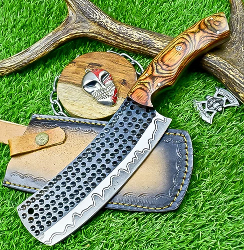 Custom Made High Carbon Steel Cleaver Knife , Chopper Knife, CLEAVER , SN-2533