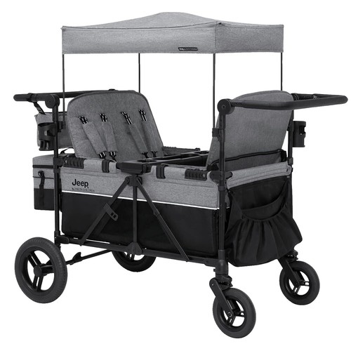 PowerGlyde Jeep Stroller by Delta Children 11460-2148 Gray**