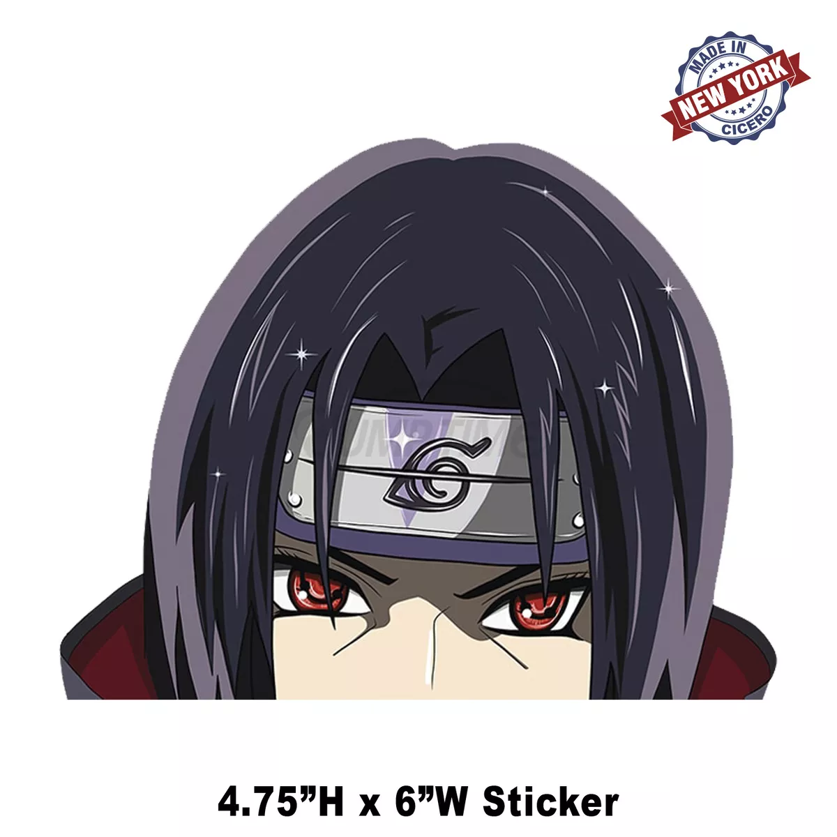 Chibi Naruto Peeker Sticker