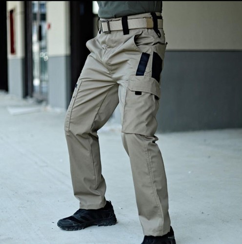 Pantalones tácticos para hombre Multi-bolsillo Ripstop Combate Carga Militar Camuflaje Pantalones - Imagen 23 de 40