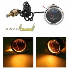 Mechanical Black Metal Pointer Water Temp Temperature Gaugesensor 2 52mm