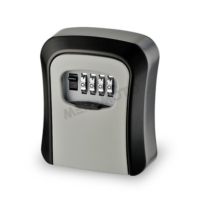 4 Digit Combination Key Lock Box Wall Mount Safe Security Storage Case Organizer