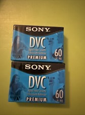 2x Sony DVM60PRL Mini Video Tape