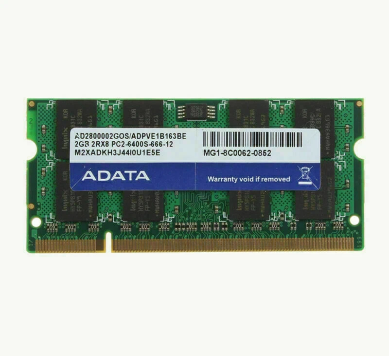 Adata 4 GB 4GB 2X 2GB 2 GB PC2-6400 DDR2-800Mhz 200pin Sodimm Laptop Memory RAM - Image 2 of 4