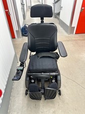 Permobil F3 Power Wheelchair in Blue w/Anterior Tilt and Recline  Up/Down Lift