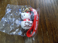 Sanrio Hello Kitty in tea cup Keychain 3D Figure Clip strap Backpack NEW CUTE