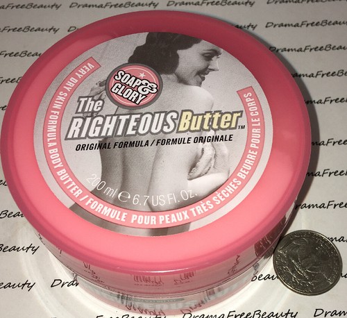 Soap & Glory *THE RIGHTEOUS BUTTER* Body Butter Very Dry Skin 2X 6.7oz/200ml Lot - Picture 8 of 11