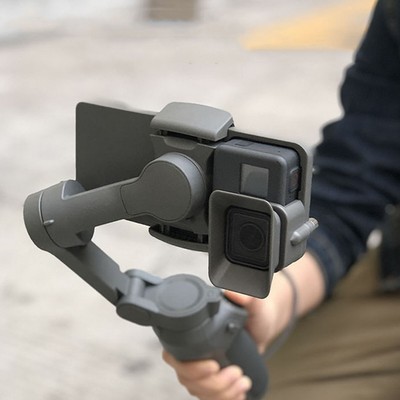 Feiyu SPG 2 Handheld Stabilizer Gimbal Action Camera Adapter Mount Plate Adapter for GoPro Hero 7/6/5/4/3+,Used on DJI Osmo Mobile 2,Zhiyun Smooth Q/C Feiyu SPG 2 Handheld Stabilizer Gimbal Action Camera Adapter Mount Plate Adapter for GoPro Hero 7/6/5/4/3+,Used on DJI Osmo Mobile 2,Zhiyun Smooth Q/C