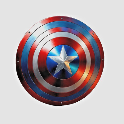 Medieval 8 Faces Filcon Shield -Avengers Captain america shield Adult Gift