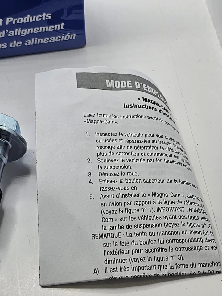 (CANTIDAD 2) MOOG K7256 inclinación delantera ajustable para Volkswagen 2009-2014 Foto 2 de 4