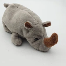 Spike the Rhino Beanie Baby. No hang tag, initials on attached tag.