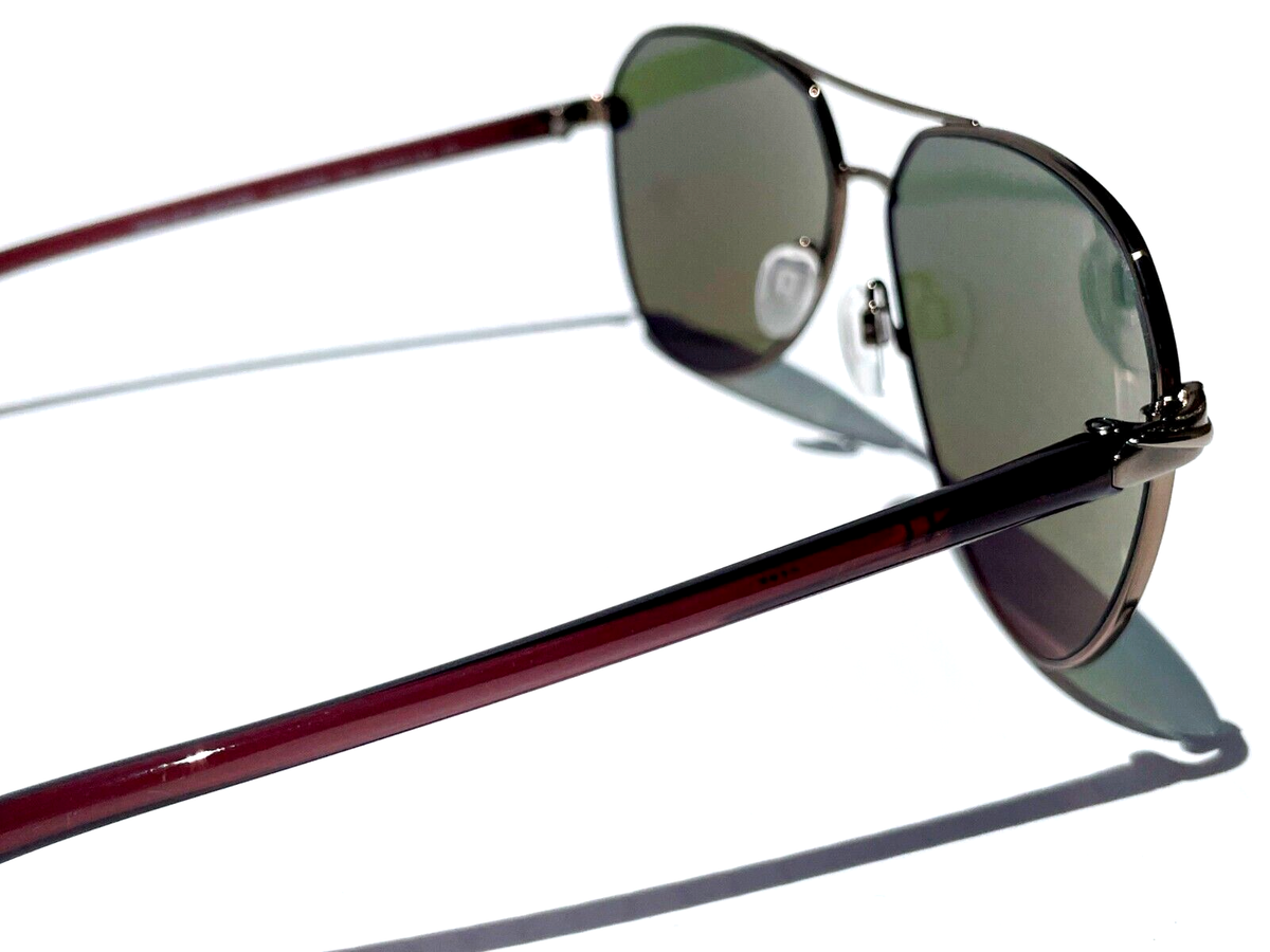 NWT Nike Outrider 62mm Mirrored Aviator Sunglasses Nike Vintage Flyer Mirrored Sunglasses - Grey | Editorialist main image 2