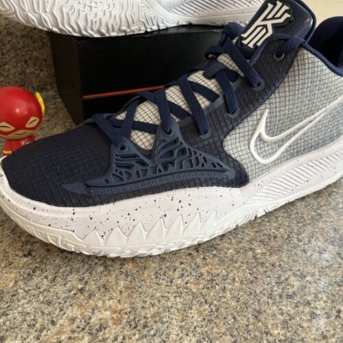 Nike Kyrie Low 4 TB Promo Midnight Navy/White Mens Size 15 DM5041-402 Shoes - Picture 2 of 10