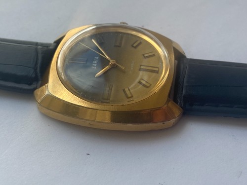 Men SOVIET WATCH ZARIA ЗАРЯ BIG SIZE 17 JEWELS USSR GOLD PLATED AU 10 CAL 2009 - Picture 4 of 10