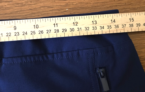 CHICOS Zenergy Sz 00=2 Women's Blue Pull Up Activewear Pants Stretch Zip Pockets - Picture 13 of 13