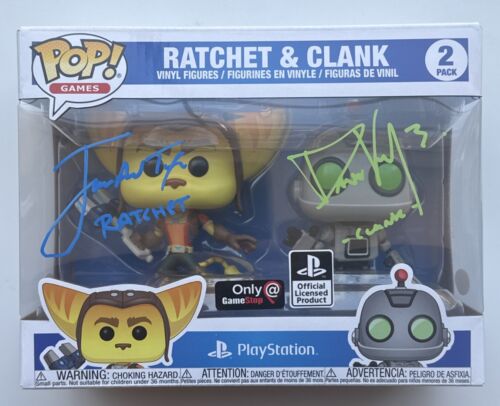 Funko Ratchet And Clank - Autogramm James Arnold Taylor & David Kaye! JSA COA - Bild 2 von 9