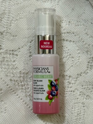 Physician Formula Organic Wear Dewy Blush Elixir w Superfruits  Berry New Seal