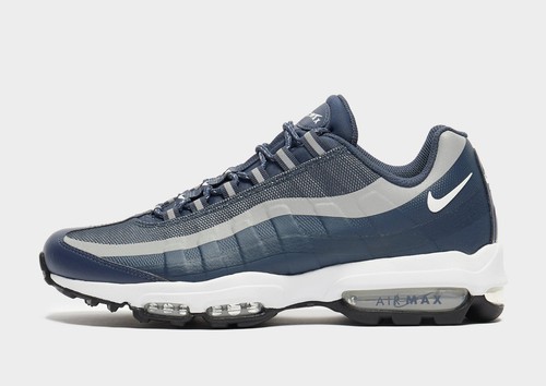 ⚫ Genuine Nike Air Max 95 Ultra ® ( Men Size: UK 8 EUR 42.5 ) Navy Grey /  White | eBay