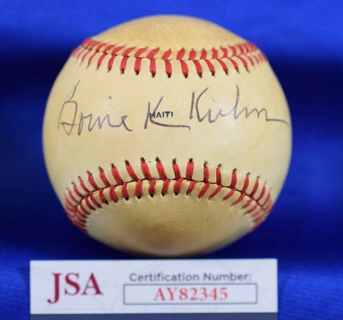 Bowie Kuhn JSA COA Autograph 1978 World Series Signed Baseball