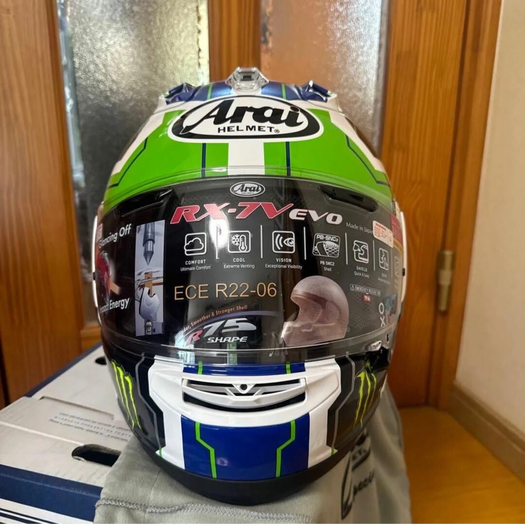 Arai RX-7V EVO REA Jonathan Rare Replica 59cm L Kawasaki Plaza