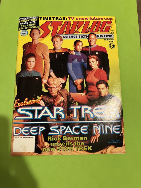 Starlog Star Trek Deep Space Nine Magazine 1993  FEB 187