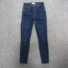Madewell Jeans Women's 25 Blue Dark Wash High Rise Skinny Jeans