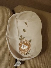 NEW LONGABERGER 2014 MOTHERS DAY Liner in Flax (Embroidered) New