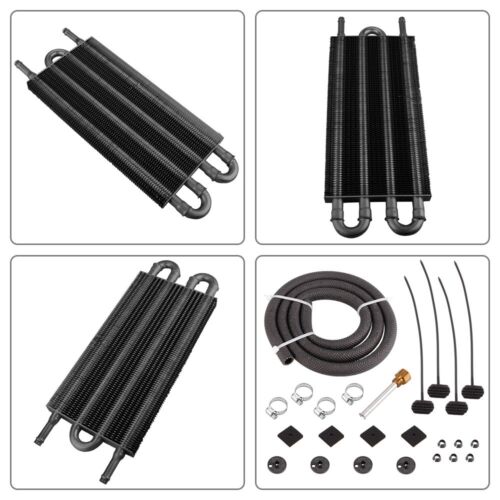 Fit For Car 4 Row Remote Transmission Oil Cooler Auto-Manual Radiator Converter - Picture 10 of 11