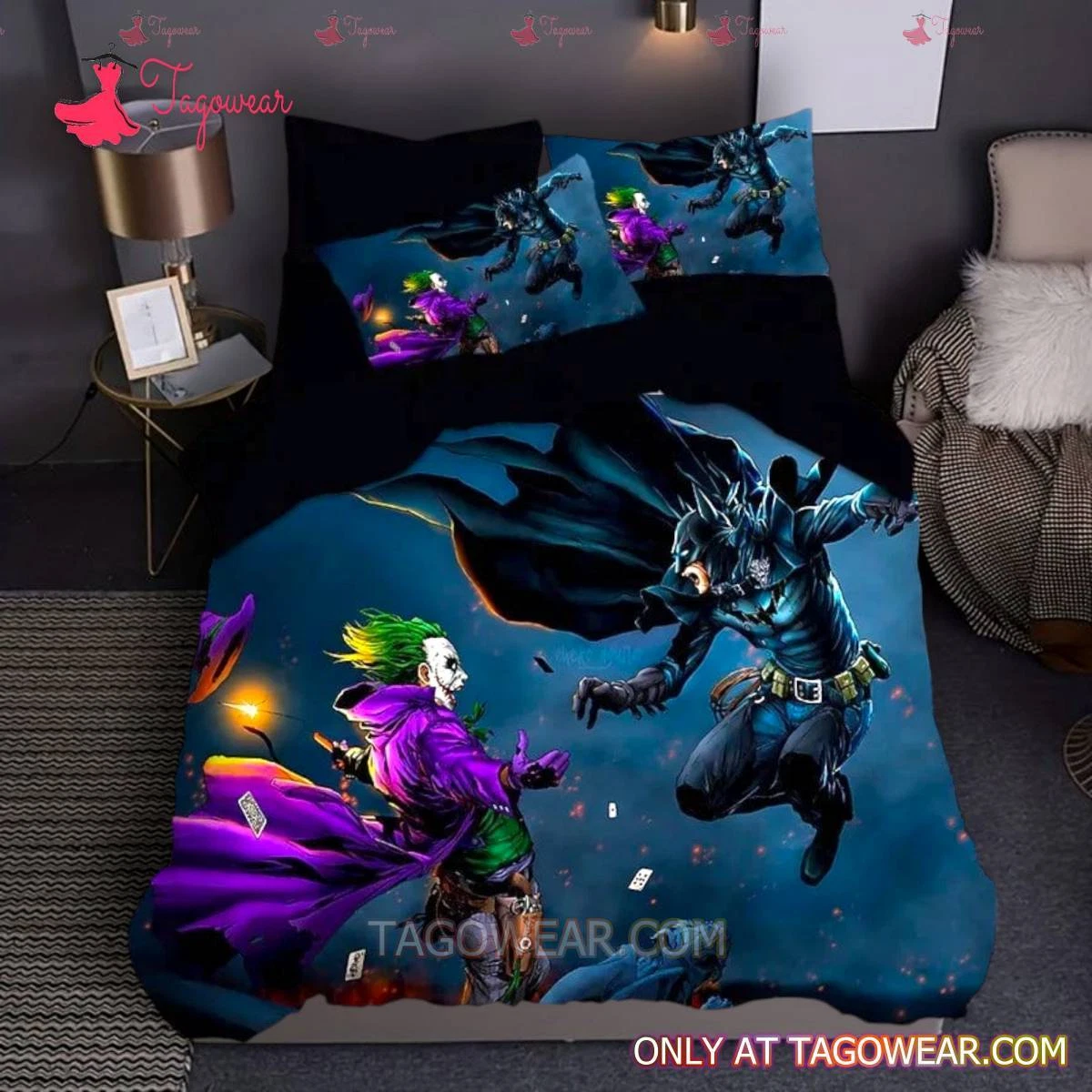 Joker Vs Batman Bedding Set