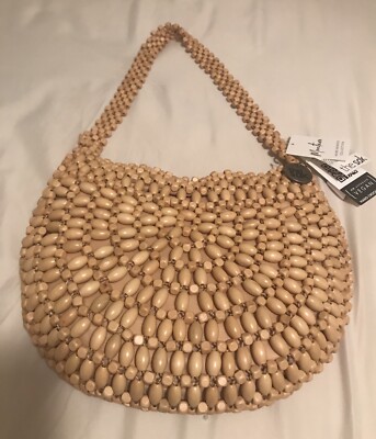 The Sak Montara Wood Beaded Hobo