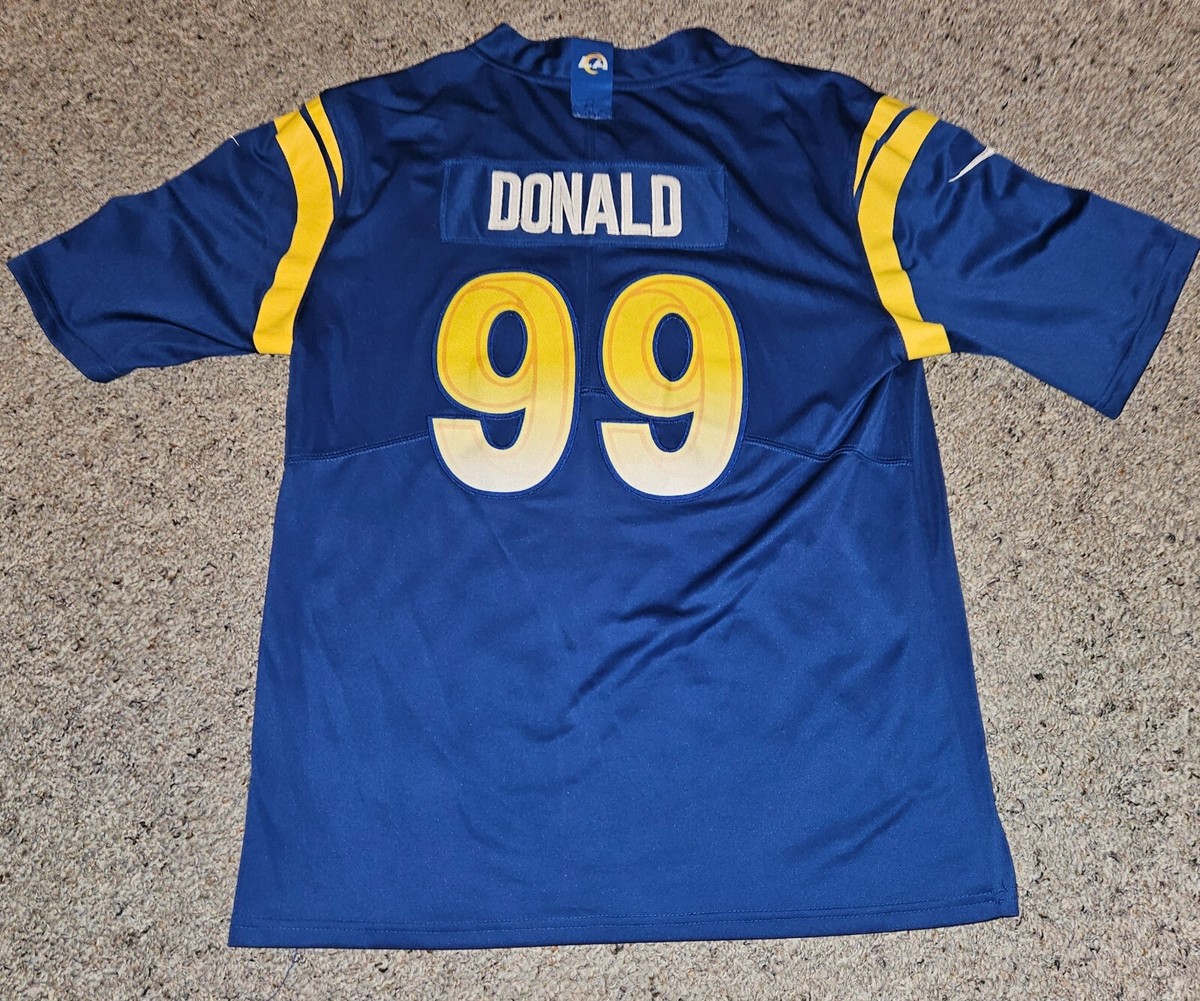 【新品タグ付】ロサンゼルス・ラムズ ドナルド 99 ユニフォーム M　ナイキ Los Angeles Rams Nike Atmosphere Jersey - Aaron Donald 99