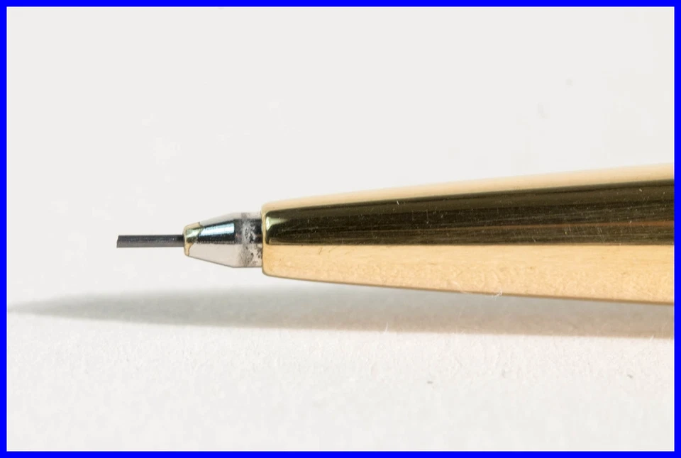 Stylo À Mine MONTBLANC NOBLESSE Doré 24K Des Années 1980, Pour Mines De 0,5 Mm - Photo 4/4