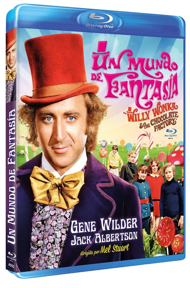 Un Mundo de Fantasía BDr 1971 Willy Wonka and the Chocolate Factory [Blu-rayR]