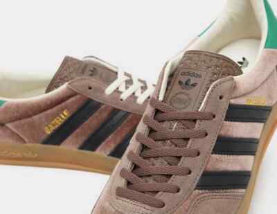 adidas gazelle silver green womens Adidas Gazelle 2 Brown Suede main image 1