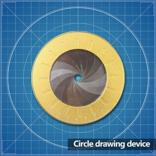 Adjustable Circular Drawing Circle Tool Set Stainless Steel Measuring Ruler - Picture 12 of 12