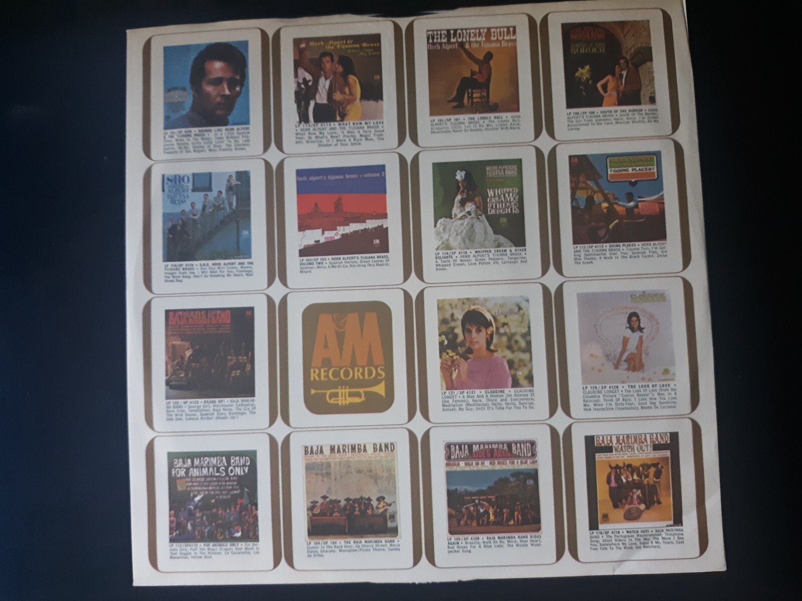 Herb Alpert and the Tijuana Brass Ninth 1967 A&M SP4134 Terra Haute In