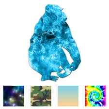 Gorilla Monkey Ape - Vinyl Decal Sticker - Multiple Patterns & Sizes - ebn877