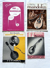 Lot of 4 Vintage MANDOLIN Bluegrass Guitar Song Books