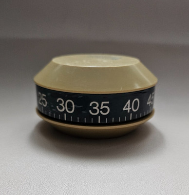 Vintage 1970s Tan Intermatic Long Ring Timer