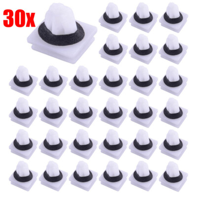 #ad 30Pcs Rocker Panel Moulding Clip For Honda Civic Side Skirt 91504 SP1 003 Parts $7.79