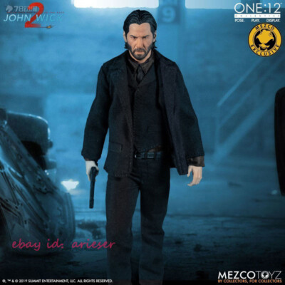 ジョンウィック　メズコ New Mezco Toyz 1/12 John Wick Chapter 2（Deluxe Edition