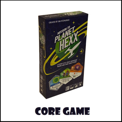 Mission to Planet Hexx Board Game - Core Game Kickstarter Version 2.0