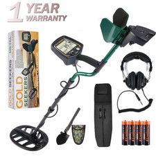 Detector de Metales Profesional 11" Coil Gold Seekers con LCD-Display Auricular